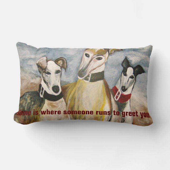 Vinthundar Lumbarkudde (Framsida)