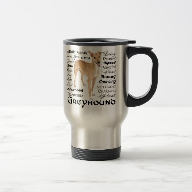 Vinthunddragtravel mug resemugg (Höger)