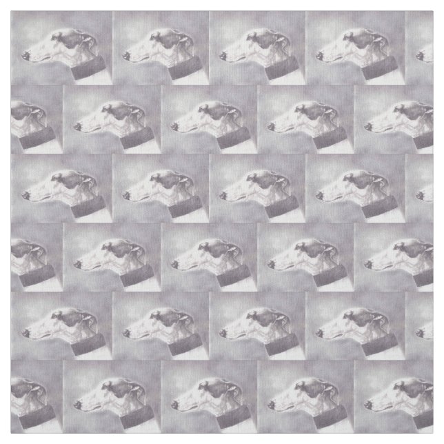 Vinthunden profilerar hundkonsttyg tyg (Provkarta)