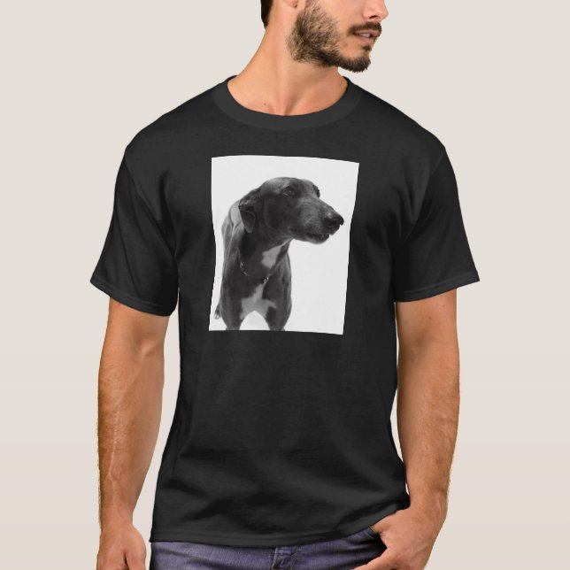 Vinthundfoto Tee Shirt (Framsida)