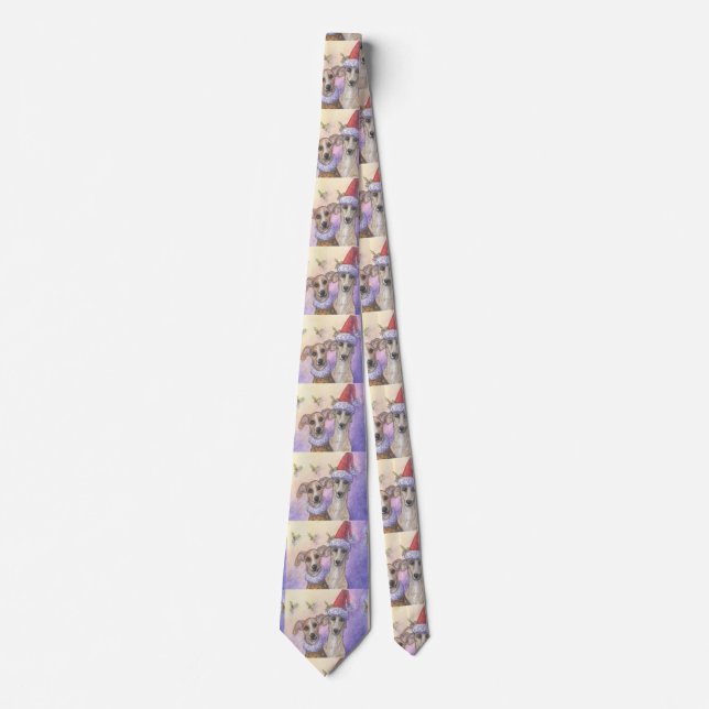 Vinthundhundar, festlig tie slips (Framsida)