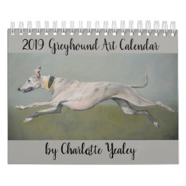Vinthundkonstkalender 2019 vid Charlotte Yealey Kalender