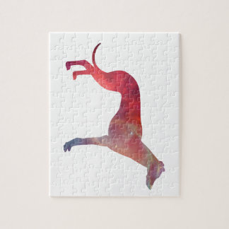 Vinthundkosmossilhouette Pussel