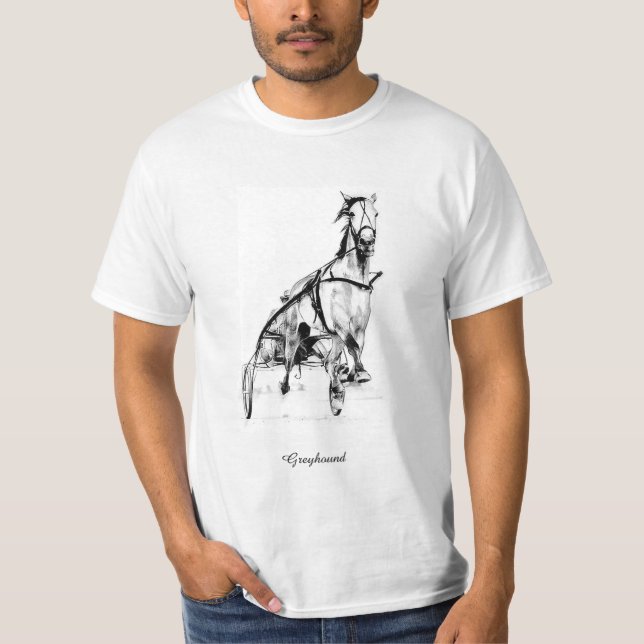 Vinthundskjorta T-shirt (Framsida)