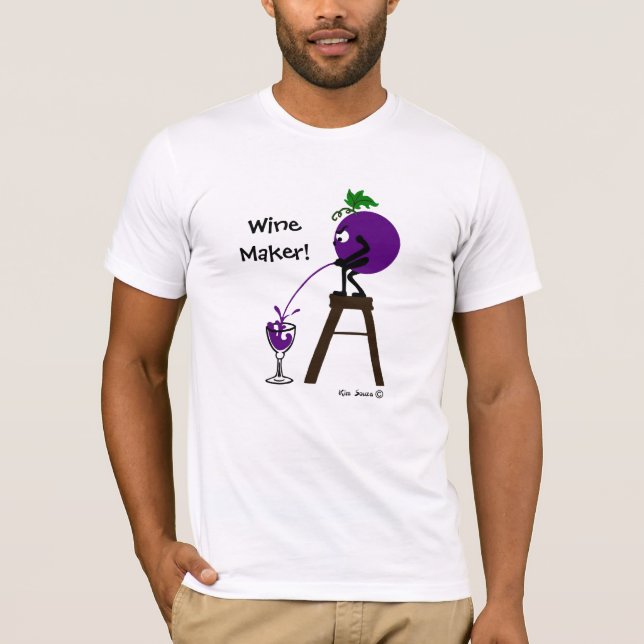 Vintillverkare - skjorta tee shirt (Framsida)