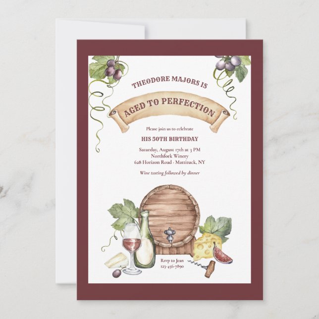 Vinvärdering Inbjudningar (Framsida)