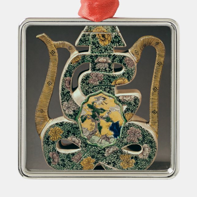 Vinvas shou i form av för teckenet ' julgransprydnad metall (Framsidan)