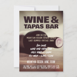 Vinvsoffa och Musik Anpassad Flyer Inbjudan