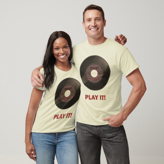 Vinyl 45 Spela! Tröja (Unisex)
