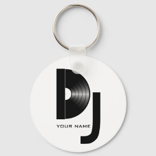 Vinyl DJ Nyckelring
