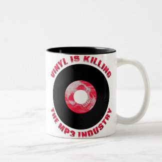Vinyl dödar MP3 Industry Mugg