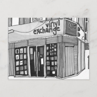 Vinyl Exchange Manchester Vykort