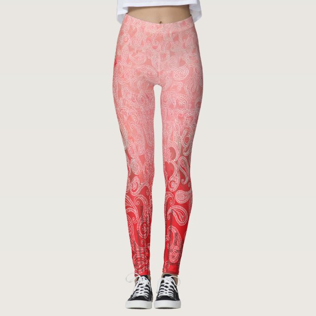 Vinyl-, flare- och Simma | Skuldpassning Leggings (Framsida)
