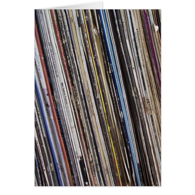 Vinyl Hälsningskort (Framsidan)