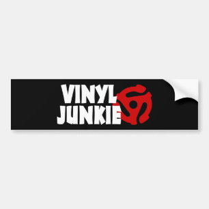 Vinyl Junkie Bildekal