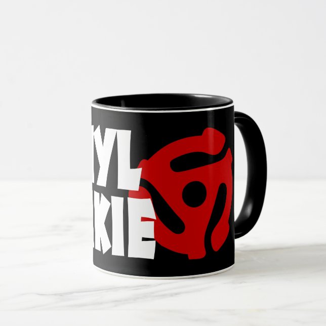 Vinyl Junkie Mugg (Framsida höger)