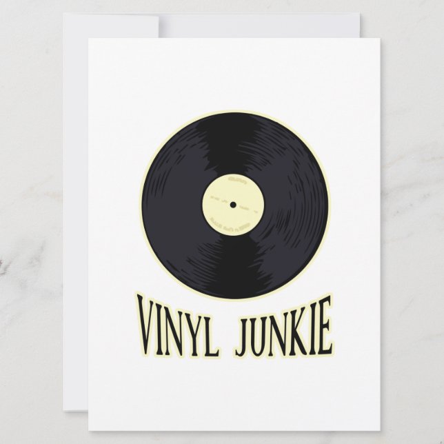 Vinyl Junkie Spara Datumet (Framsida)