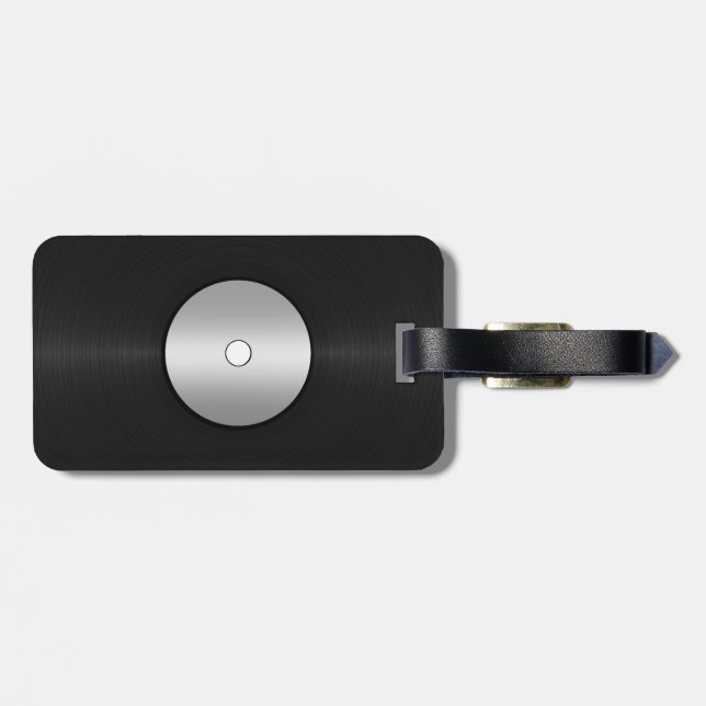 Vinyl-look LP-post Bagagebricka (Baksida Vågrät)