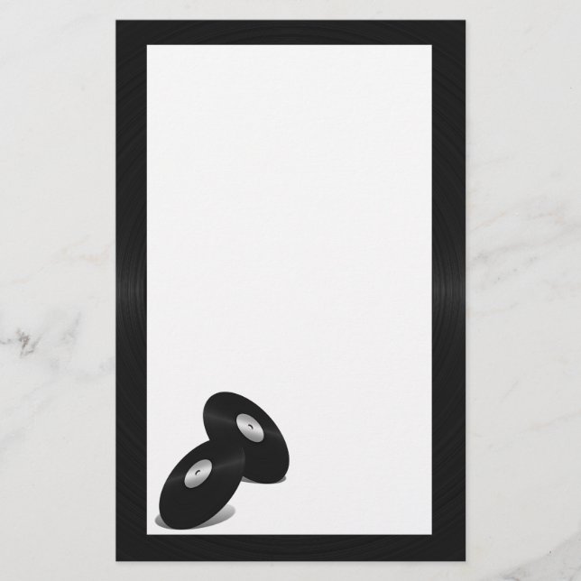 Vinyl-look LP-post Brevpapper (Framsida)