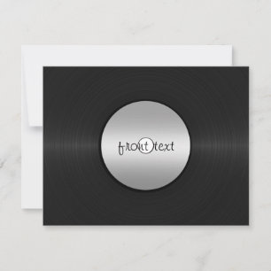 Vinyl-look LP-post Inbjudningar