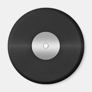 Vinyl-look LP-post Magnet