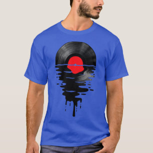 Vinyl LP Music Record Sunset Red Pillow T Shirt