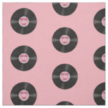 Vinyl LP Record på Rosa Mönster