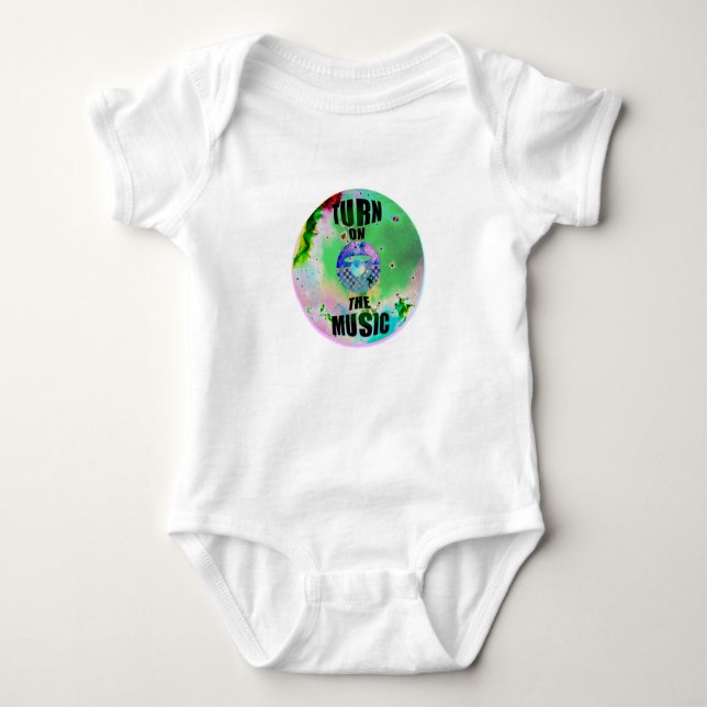 Vinyl Music T Shirt (Framsida)