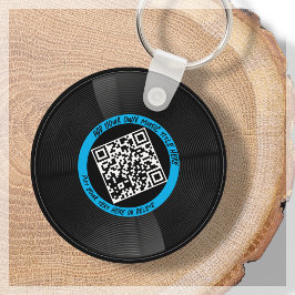 Vinyl | Musician DJ | QR-kod Nyckelring