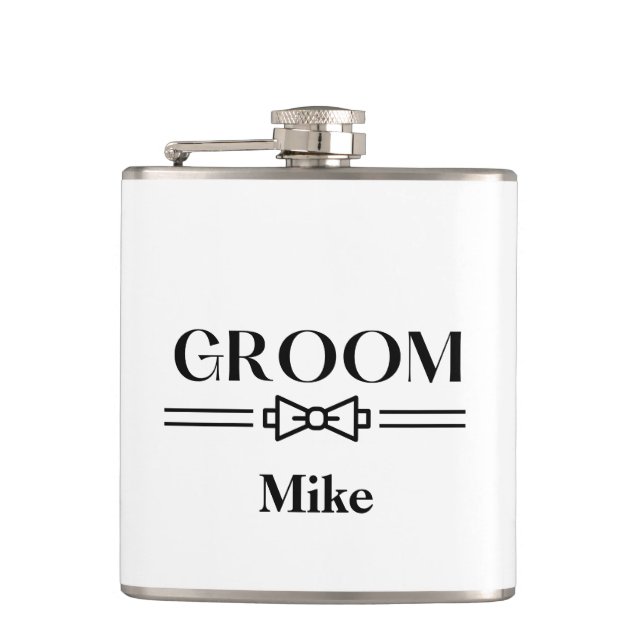 Vinyl Omslagen Flask-Gud Flask Fickplunta (Framsidan)