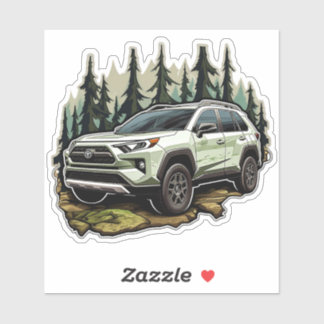 Vinyl Rav 4-dekal Klistermärken