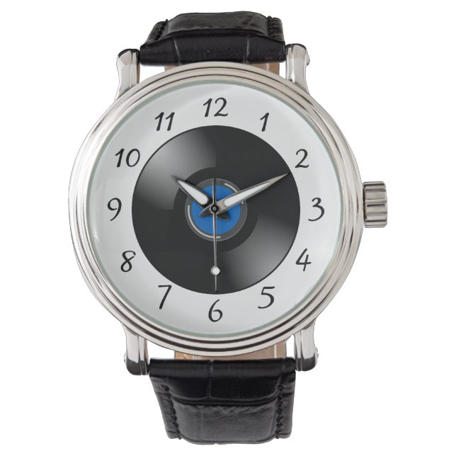 Vinyl Record Armbandsur (Framsida)