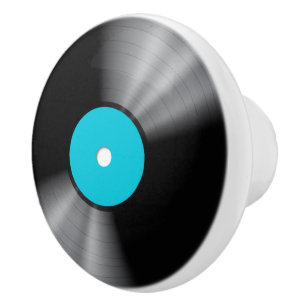 Vinyl Record Ceramic Knob Knopp