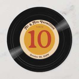 Vinyl Record Groovy Bordsnummer