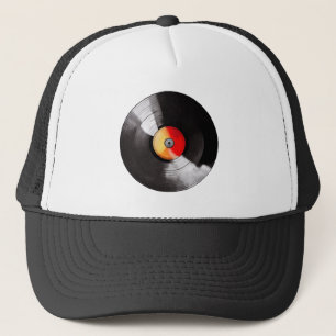 Vinyl Record Hat Keps