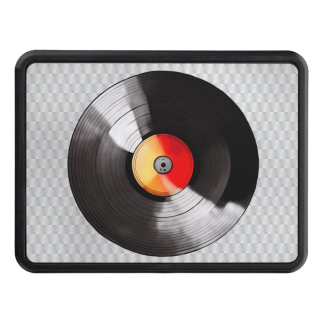 Vinyl Record Hitch Cover Dragkroksskydd (Framsidan)