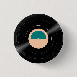 Vinyl Record LP Arch-etikett Anpassningsbar Pin Bu Knapp