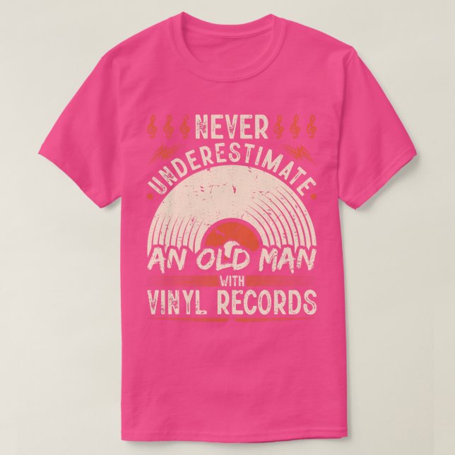 Vinyl Record Manar Vinyl T Shirt (Design framsida)