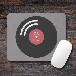 Vinyl Record Mouse Pad Musmatta