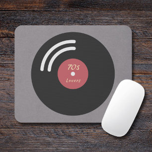 Vinyl Record Mouse Pad Musmatta