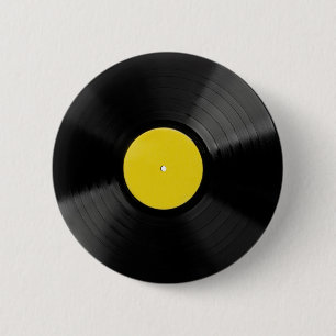 Vinyl Record Music Clock Knapp