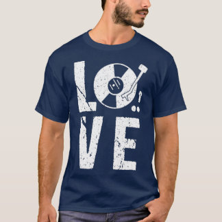 Vinyl Record Music EDM Retro T Shirt