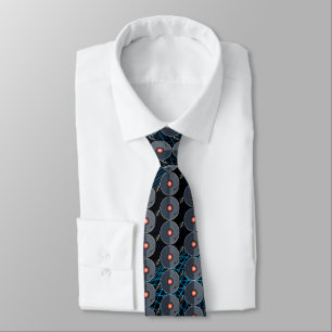 Vinyl Record Neck Tie Slips