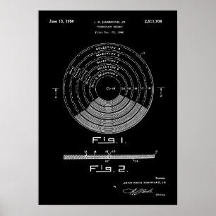 Vinyl Record Patent Poster