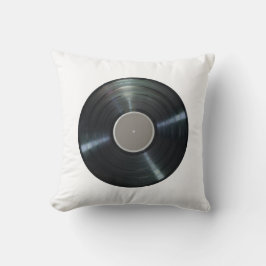 Vinyl Record Pillow Kudde