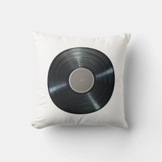 Vinyl Record Pillow Kudde