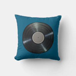 Vinyl Record Pillow Kudde