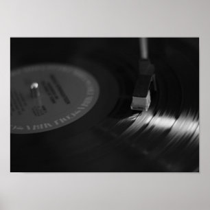 Vinyl Record Player Poster