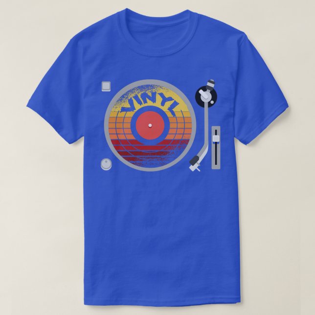 Vinyl Record Player T Shirt (Design framsida)