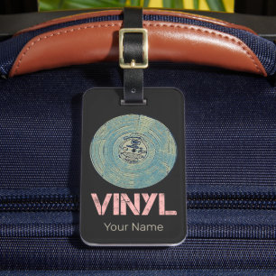 Vinyl Record Retro Disco Vintage Music Design Bagagebricka